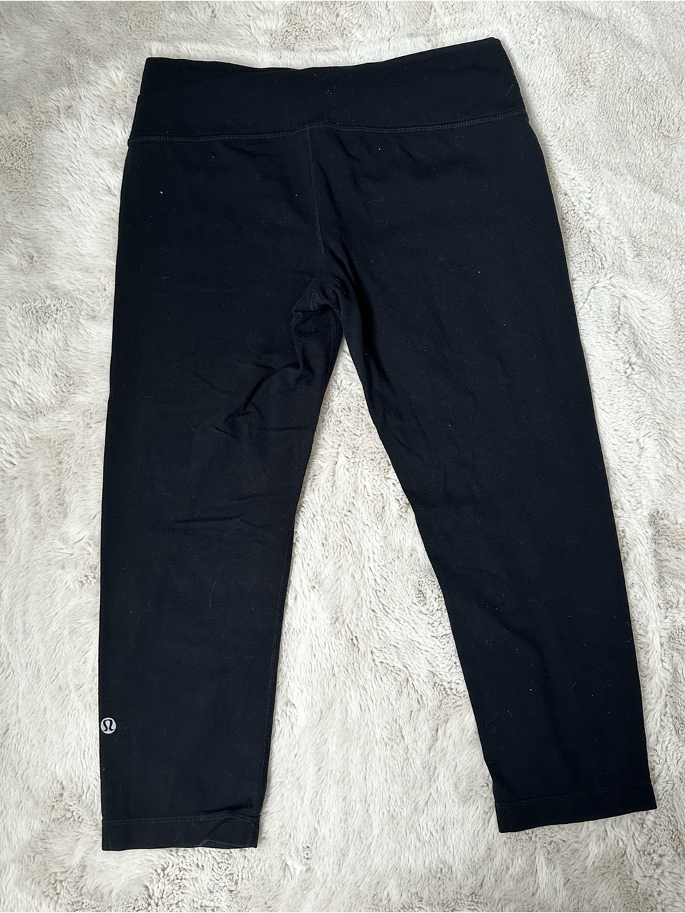 lululemon cropped Black Performance Leggings